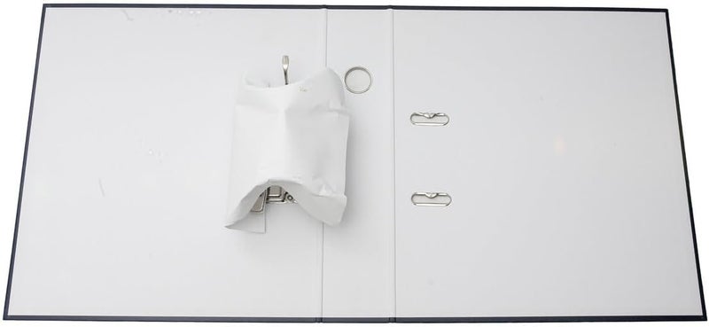 Daiso 2-Ring A4 Lever Arch Binder - Navy Blue - Image 2